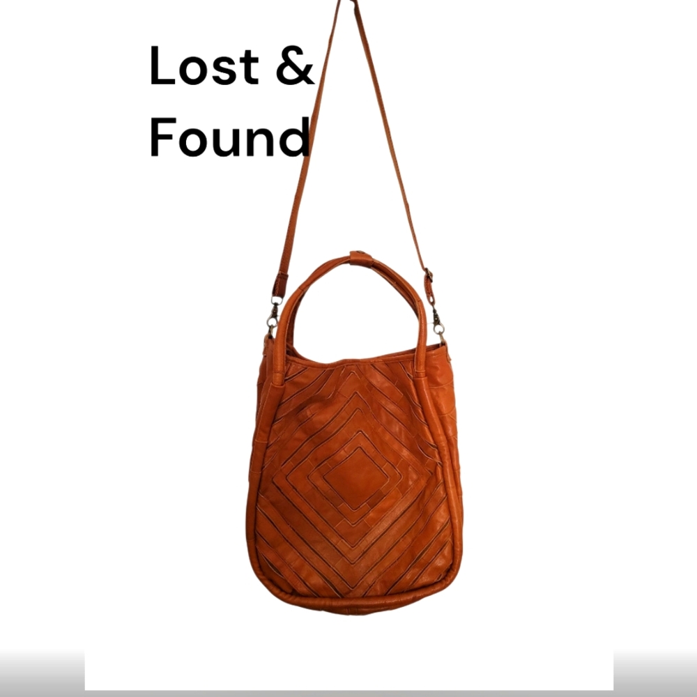 Lost & Found Leather Patchwork Tote - image 1